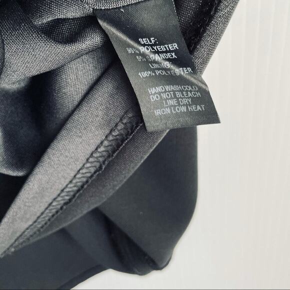 Lulus mesh top short sleeve shift dress with scalloped sleeve trim small - Picture 7 of 10